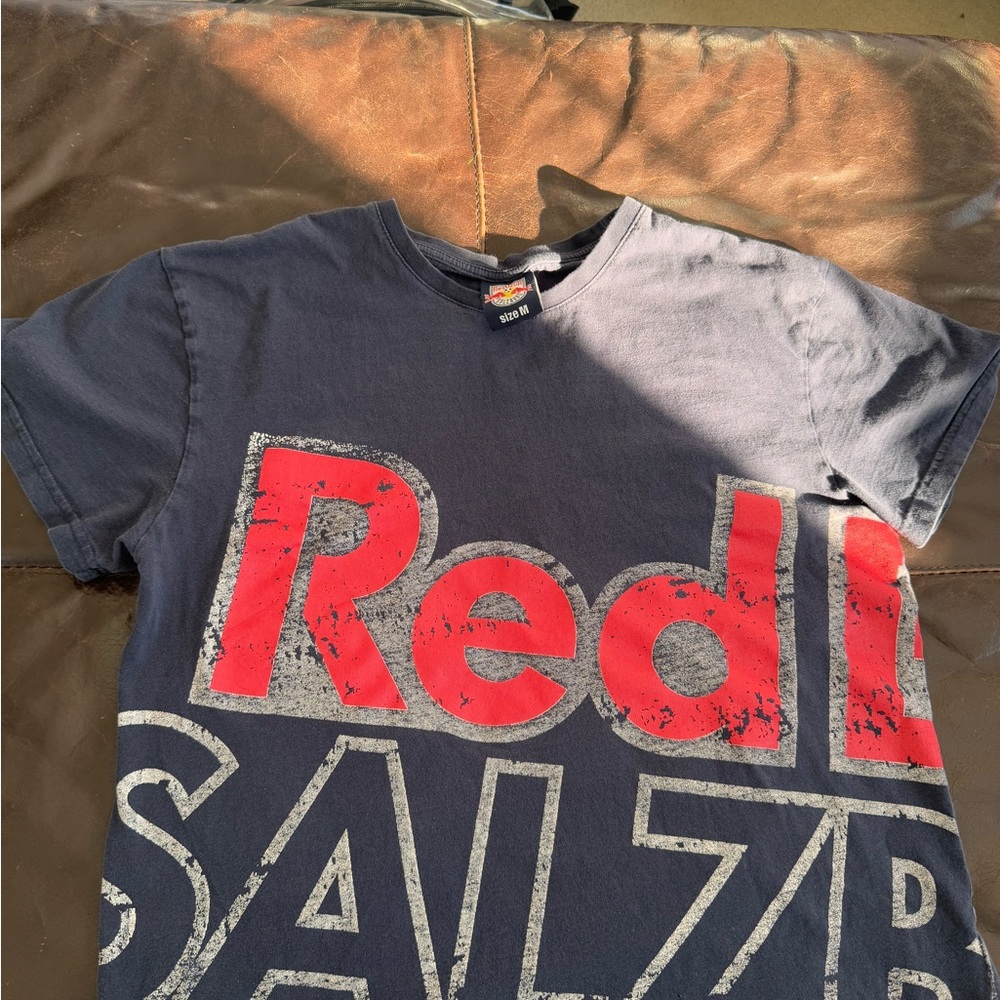 Blue and Red Short Sleeve Tee